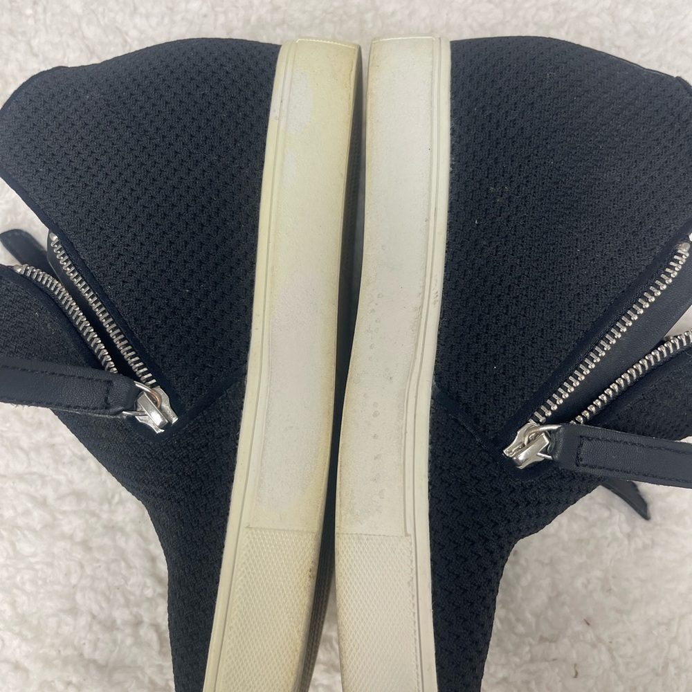Steve Madden Click Wedge Sneaker -Black - Picture 8 of 8